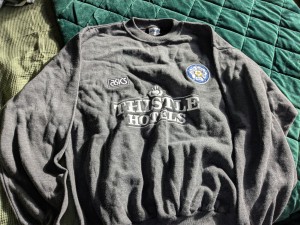 ASICS Leeds United Vintage 90s Sweatshirt Black Size Xl for sale on Ebay