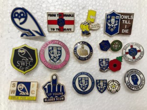 COLLECTION OF 15 SHEFFIELD WEDNESDAY ENAMEL PIN BADGES for sale on Ebay
