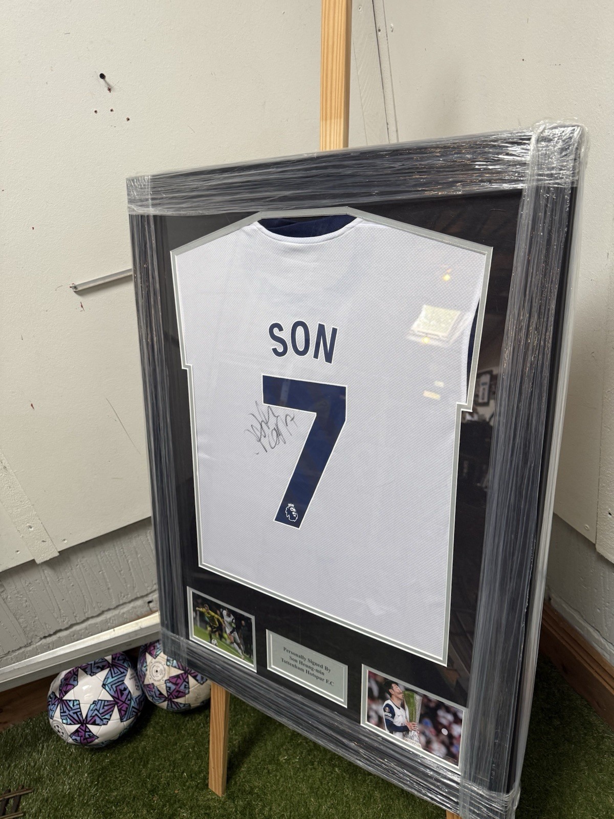 Son Heung-Min Tottenham Hotspur Signed Framed Football Shirt With COA for sale on Ebay