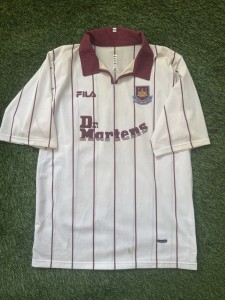 West Ham United 2000/2001 Away Football Shirt ⚒ Authentic Vintage Jersey ⚒ M for sale on Ebay