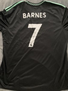 Harvey Barnes Signed Leicester City Away Shirt 2022/23 for sale on Ebay