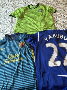 Football Shirt Bundle x3 - Celtic, Everton, Barcelona for sale on Ebay