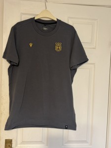 Wrexham AFC Grey/Silver Macron Training Travel Football Shirt Size Men's Large for sale on Ebay