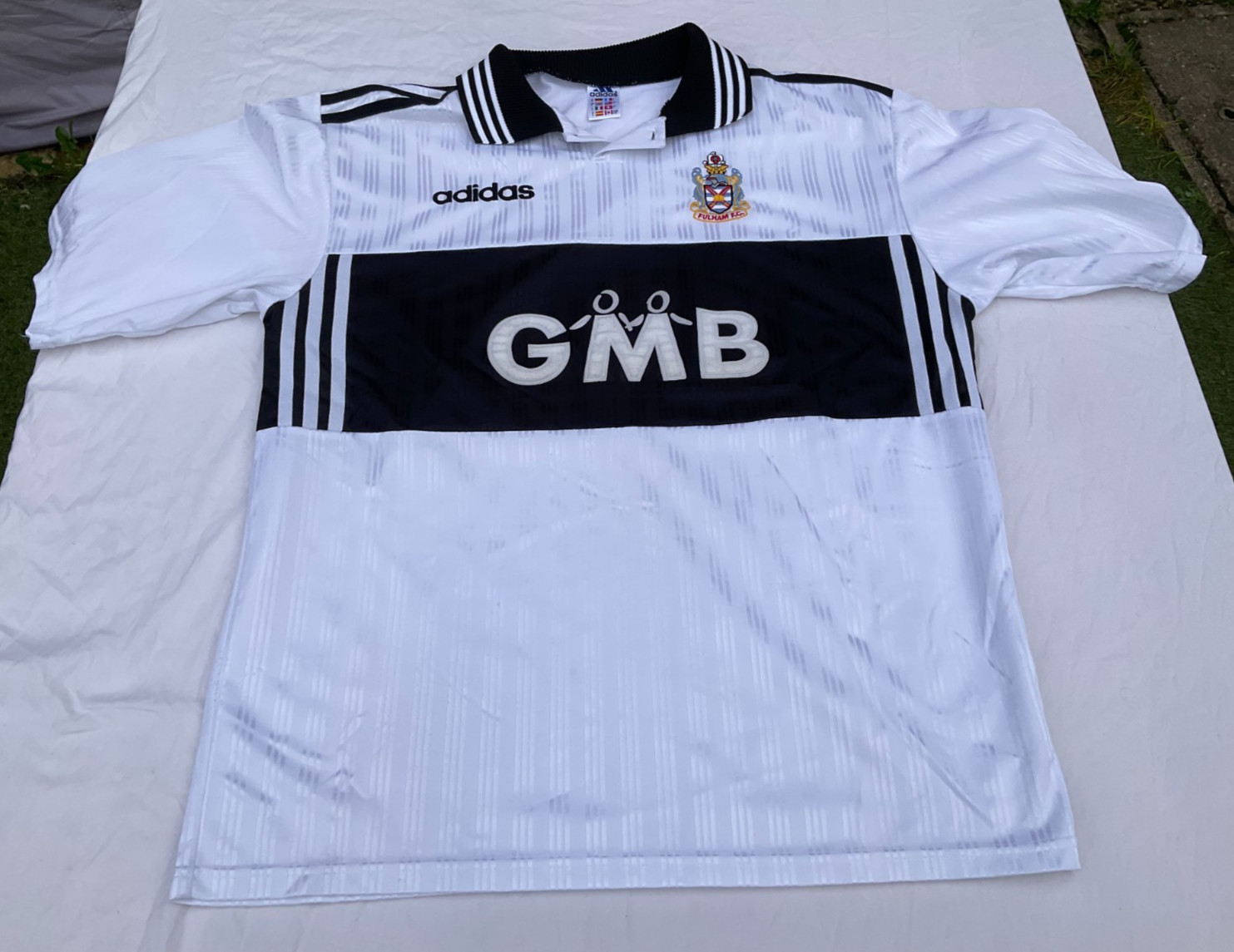 Fulham fc  h Shirt 1997/98  Excellent Condition Size large  Shirt by adidas for sale on Ebay
