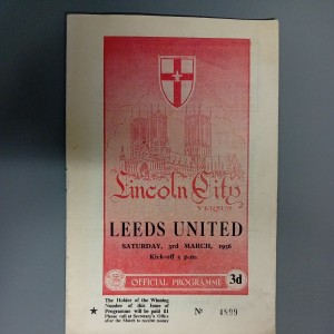 Lincoln City v Leeds United 3rd March 1956, Division Two Football Programme for sale on Ebay