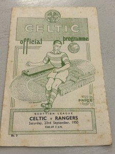 1950 Celtic V Glasgow Rangers Old Firm League  Football Programme for sale on Ebay