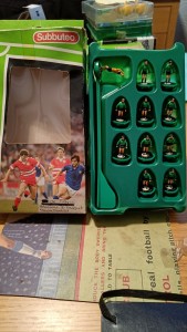 Plymouth Argyle Subbuteo LW Team. box damaged doubt orginal for sale on Ebay