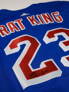 THEO VON Signed New York Rangers 