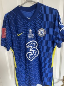 Nike Chelsea Player Issue Drifit Home Shirt Fa Cup Final 2021 Size Large for sale on Ebay