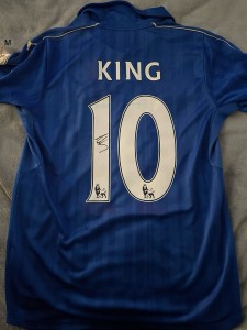 Andy King Signed Leicester City Home Shirt 2016/17 Size Medium for sale on Ebay