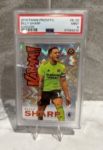 Billy Sharp #20 Sheffield United FC KABOOM SSP Panini Prizm 2019-2020 PSA 9 Mint for sale on Ebay