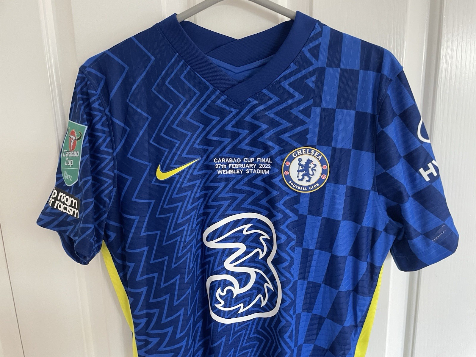 Nike Chelsea Player Issue Home Shirt Carabao Cup Final 2022 Loftus Cheek Signed for sale on Ebay