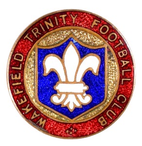 Vintage Old 'Fattorini' Wakefield Trinity Football Club Supporters Enamel Badge for sale on Ebay