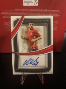 David Villa /25 Auto Spain Panini Immaculate 2024/25 Shadow Box for sale on Ebay