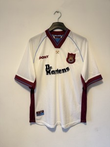 GENUINE- West Ham United 1998/99 Away Shirt - Large- Mint Condition for sale on Ebay