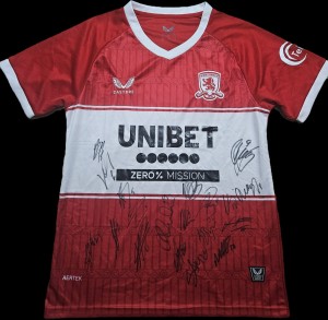 Middlesbrough Fc Squad Signed 2025/26 Home Shirt Football Autograph COA & PROOF for sale on Ebay