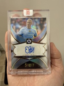 2024-25 Panini Select Premier League Erling Haaland Auto. Manchester City Prizm for sale on Ebay