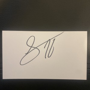 Florentino Luis Burnley,Benfica,Monaco,Getafe Hand Signed Autograph Card for sale on Ebay