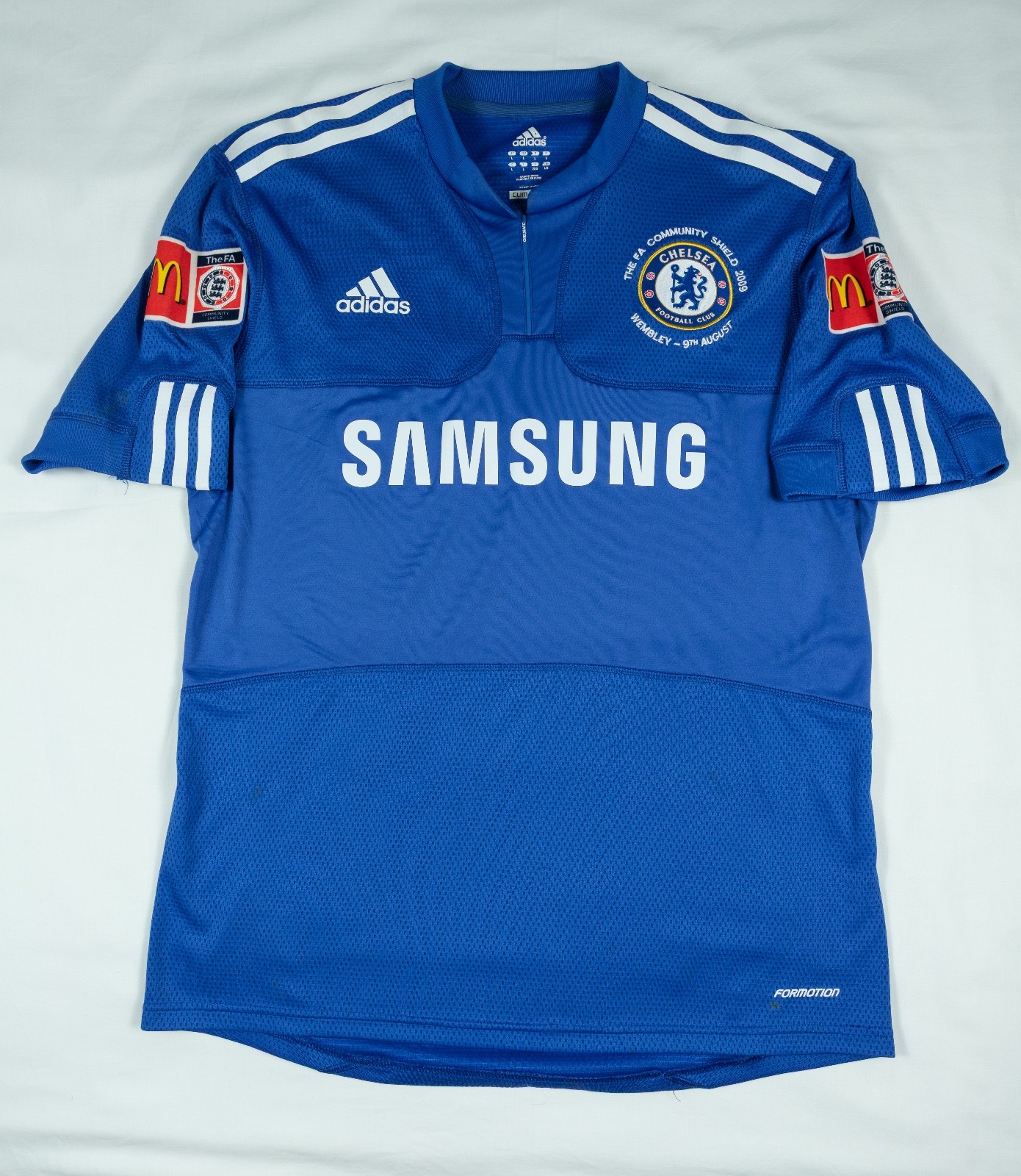 Chelsea Match Worn Nicolas Anelka 2009 Community Shield Signed Shirt for sale on Ebay