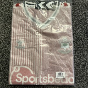SOUTHAMPTON FC HOME SHIRT (2023/2024) XL (SEALED WITH TAGS) SAINTS RED & WHITE for sale on Ebay