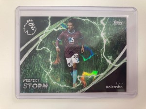 TOPPS PREMIER LEAGUE 2026 LUCA KOLEOSHO BURNLEY PERFECT STORM . for sale on Ebay