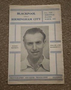 Blackpool V Birmingham City Fa Cup Semi Final 1951 PIRATE for sale on Ebay