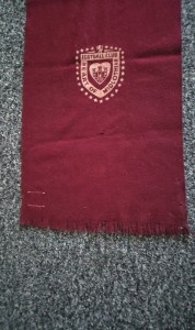 HEART OF MIDLOTHIAN FC  SCARF 1950/60s ultra rare for sale on Ebay