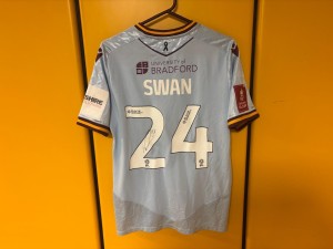 Bradford City 2025/26 | Will Swan | Emirates FA Cup Shirt - Signed for sale on Ebay