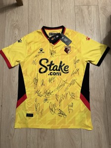 Watford FC Signed Shirt 2025/26 for sale on Ebay