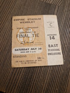 1966 World Cup Final Ticket England V West Germany 30/7/66 for sale on Ebay