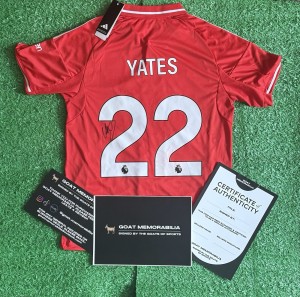 Ryan Yates Signed Nottingham Forest Shirt- Comes With Proof & COA Premier League for sale on Ebay