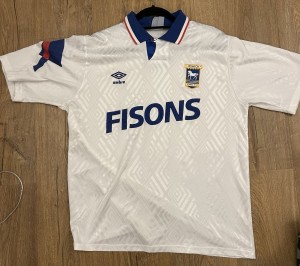 Ipswich Town 1991 - 1992 Away football Umbro shirt size Large for sale on Ebay