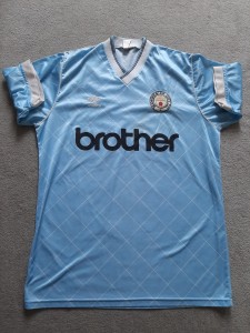Extremely Rare Manchester City 87/88 Match Worn Number 7 Shirt Umbro for sale on Ebay