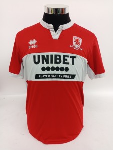 Middlesbrough FC Errea 2022/23 Short Sleeve Home Football Shirt UK Men's Medium for sale on Ebay