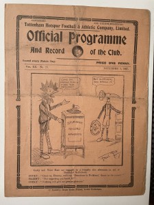TOTTENHAM HOTSPUR v West Ham United Charity Match Programme 5 December 1927 for sale on Ebay