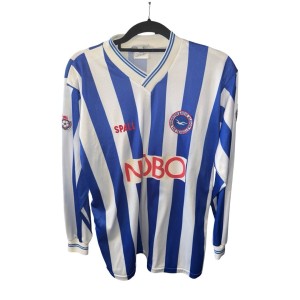 Brighton & Hove Albion 1988-1989 Home LS Football Shirt #8 Match Worn Adult LMed for sale on Ebay