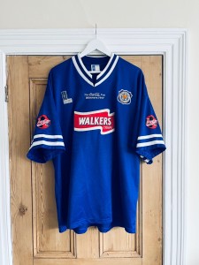 Very rare Leicester City 1997 Coca Cola Cup final Shirt Steve Claridge #9 for sale on Ebay