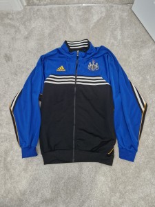 Newcastle United 90s Mens Football Adidas Training Jacket - Size Medium / Large  for sale on Ebay