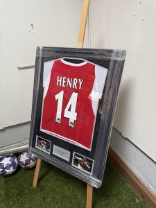 Framed Thierry Henry Hand Signed Arsenal Football Shirt With COA for sale on Ebay