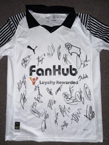 SIGNED DERBY COUNTY SHIRT 25/26 RAMS DCFC PROOF  for sale on Ebay