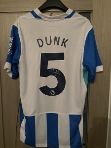Lewis Dunk Signed Brighton Shirt with COA Premier League for sale on Ebay