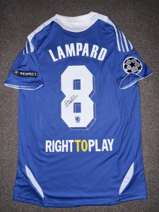 SIGNED CHELSEA FC FRANK LAMPARD SHIRT 2012 CHAMPIONS LEAGUE PROOF COVENTRY CITY for sale on Ebay