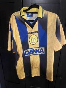 Rare Original Everton 1996/1997 Away Shirt Men’s Medium  for sale on Ebay