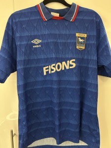Original Ipswich Town 1989 -1992 home shirt - Umbro - Large for sale on Ebay