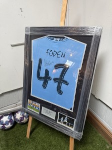 Phil Foden Signed And Framed Manchester City Shirt With COA for sale on Ebay