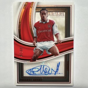 Thierry Henry 09/20 Auto Arsenal Panini Immaculate Collection 2024-25 for sale on Ebay