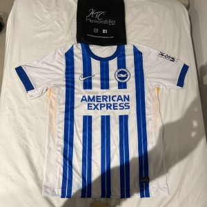 Tariq Lamptey Signed shirt - Brighton & Hove Albion FC - PROOF/COA for sale on Ebay