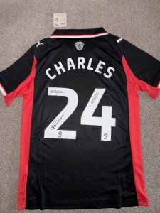 SIGNED SOUTHAMPTON FC SHEA CHARLES SHIRT 25/26  PROOF NORTHERN IRELAND  for sale on Ebay