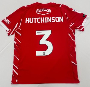 Crewe Alexandra 2025/26 | Reece Hutchinson | Signed Shirt (Poppy Edition) for sale on Ebay