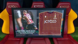 Bradford City 2025/26 | Antoni Sarcevic | Hand-Signed Framed Shirt for sale on Ebay